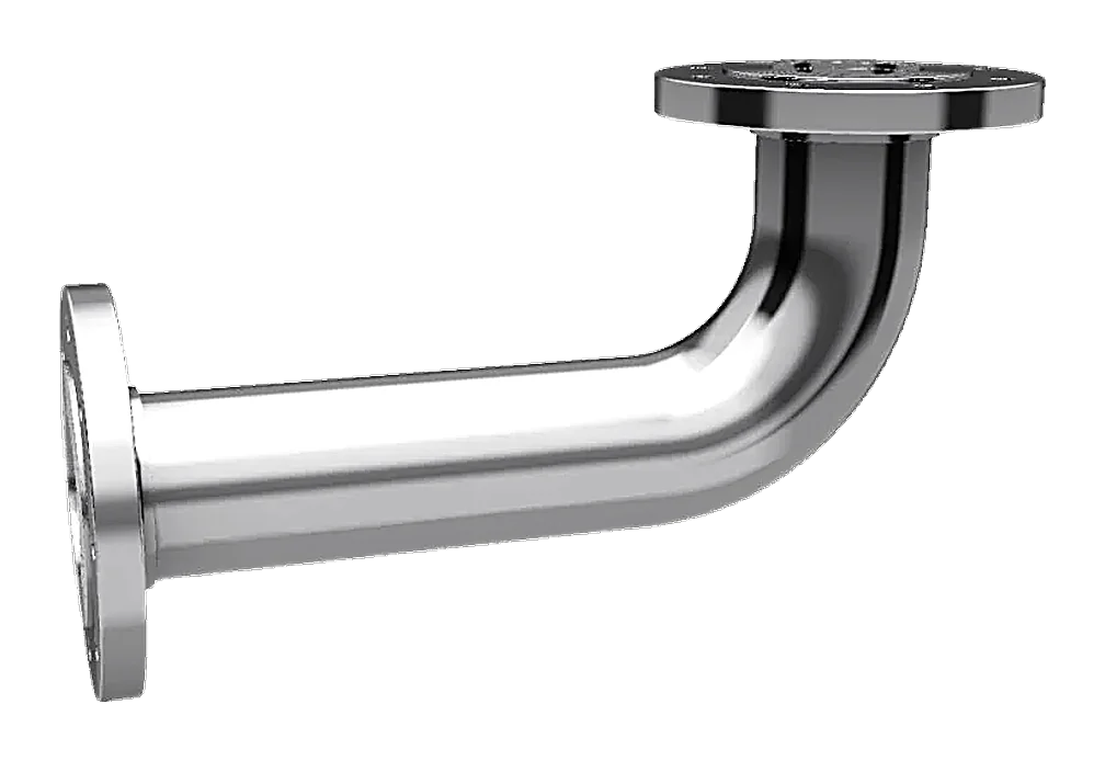 Spool with flanged ends